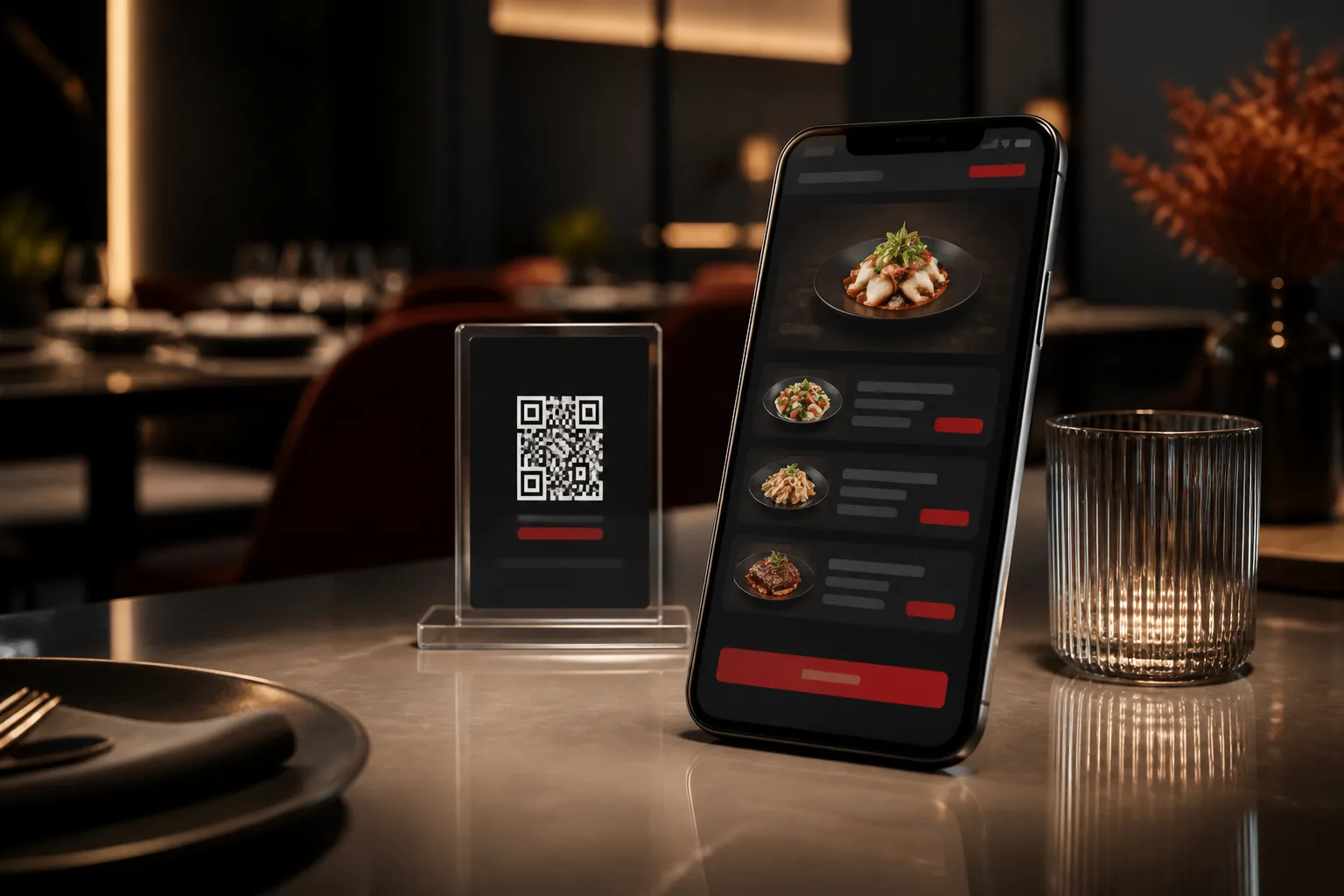 SoftEtro QR Menu mobile experience